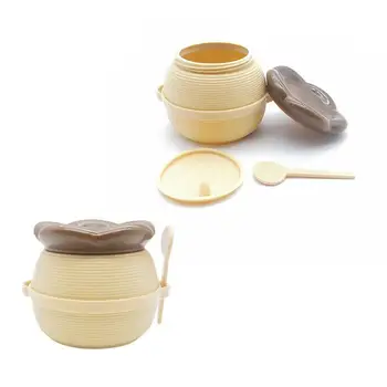 

2Pcs Mask Mud Subpacking Pots Empty Cream Bottles Refillable Makeup Tins Creative Cosmetic Sample Bottle