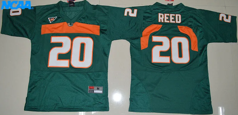 Новое поступление высокое качество Ed Reed футболка колледжа спортивные майки#20 Рид Баскетбол Джерси S-XL - Цвет: 2