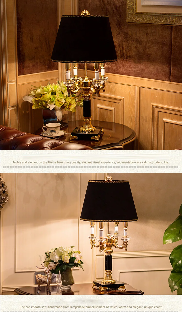 Новая высококачественная Роскошная модная черная Хрустальная настольная лампа, прикроватная лампа для спальни, короткая Современная декоративная светодиодная настольная лампа
