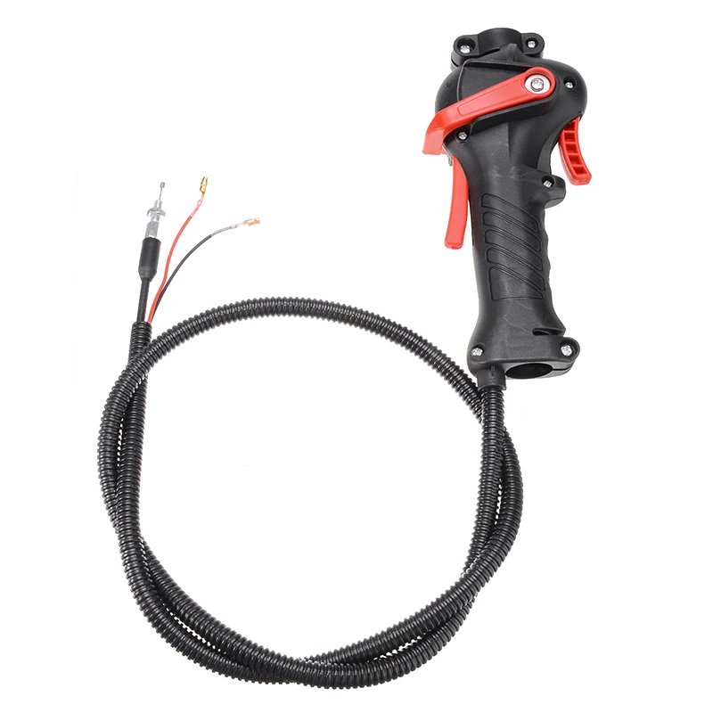 

Garden Handle Strimmer Brushcutter Trimmer Control Tube Handle Switch + Throttle Trigger Cable Garden Tools