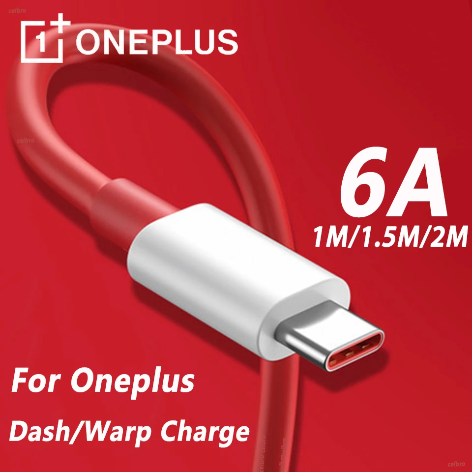 Original oneplus nord n10 urdidura tipo de carga-c traço cabo 6a carga rápida para um mais 8 7 pro 7 t 7 t 6t 6 5t 5 3t warp carregador