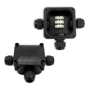 

Multifunction Junction Box IP68 Waterproof with 3 Cable Connections 230V JAN88