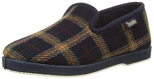 Copete Cuadros F/Picos, Zapatillas de Estar casa Mujer, Bleu Marino, 39 EU - AliExpress Calzado