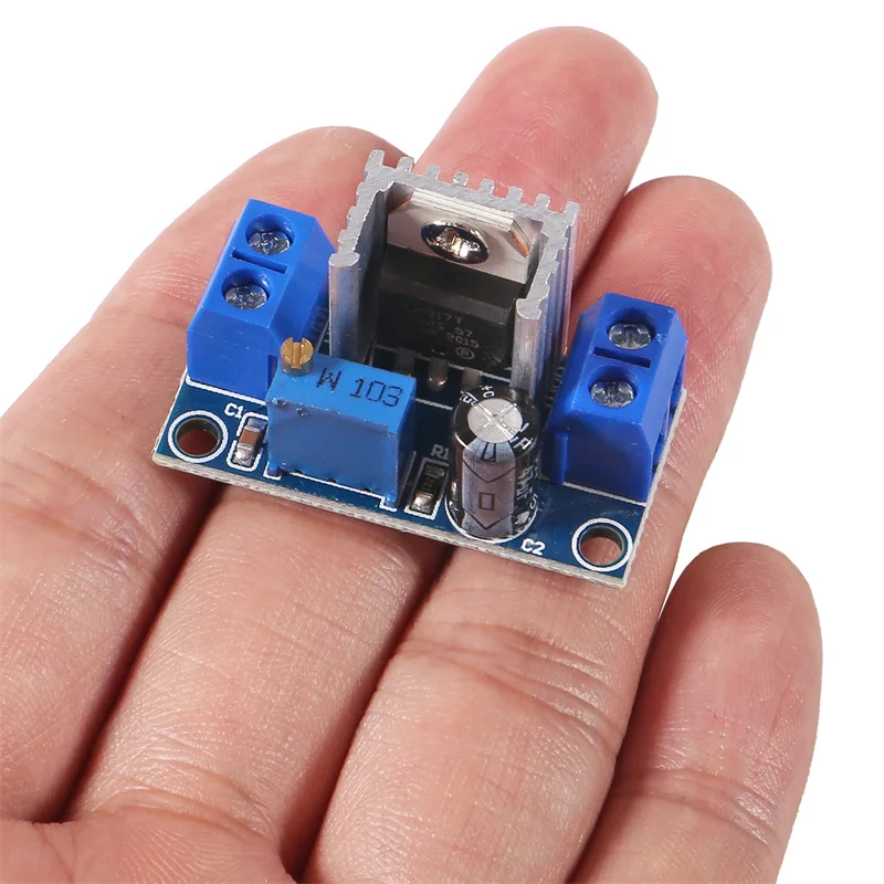 5pcs LM317 DC-DC Converter Buck Step Down Circuit Board Module Linear Regulator LM317 Adjustable Voltage Regulator Power Supply
