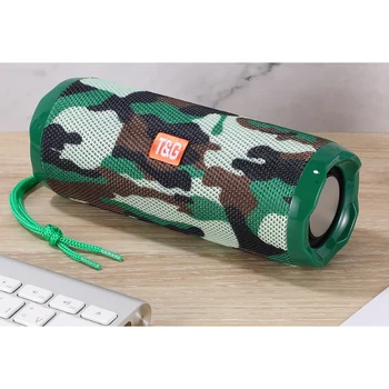

Portable Speaker Wireless Bluetooth Speaker 20W Column Subwoofer Music Player Audio System Speaker FM / TF / aux / PKTG117 TG157
