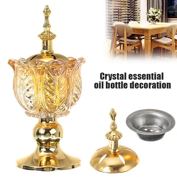 

Newly Arabian Incense Holder for Bakhoor Oud Incense Sticks Cones Home Desk Crafts FIF66