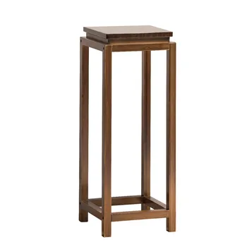 

Bamboo Garden Table Rack Living Room Floor-standing Flower Shelf Balcony Solid Wood Green Flower Pot Rack Simple Bamboo Bonsai F