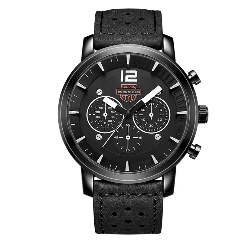 

Three Dimensional Design Men Watch Waterproof Second Hand Dial Breathable Strap Watch Men Quartz Wristwatch Fashion Reloj Hombre