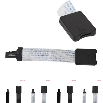 

TF Male To MicroSD Female Card Reader Extension Adapter Cable Extender For Phone Car GPS TV 10/15/25/46cm Drop Shipping