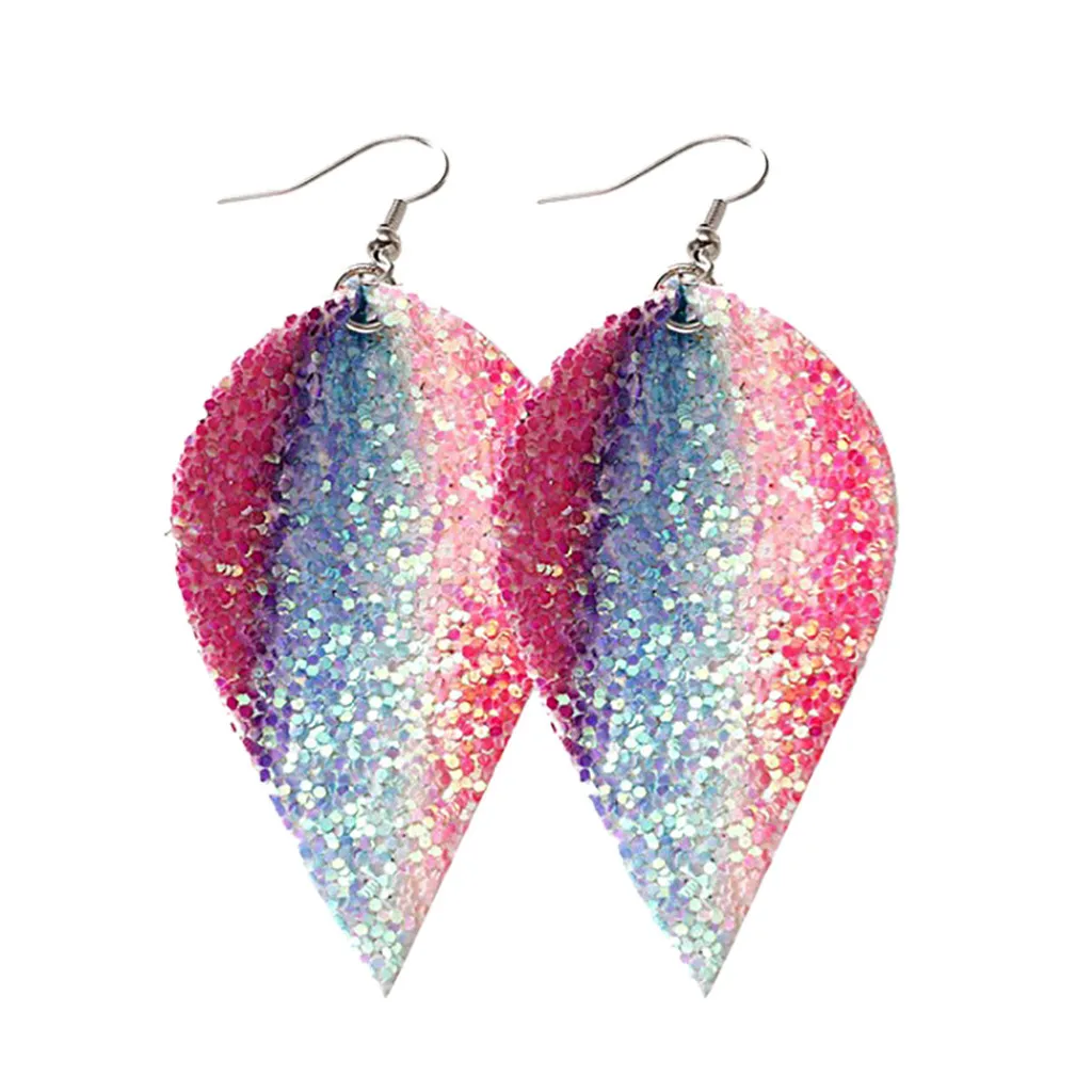 

Personality Ethnic Eardrops 2019 Women Statement Earrings Wind Bohemian Creative Leaves Tassel Alloy Earring #20 Pendientes