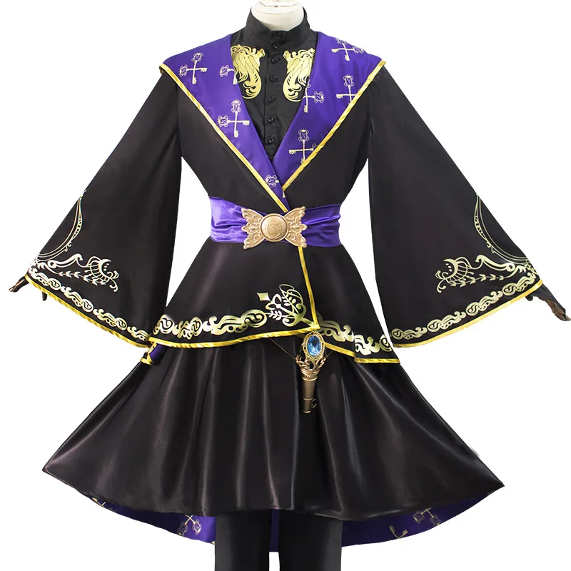 

Anime Costume Twisted-Wonderland Cosplay Costume+Pen holder+Horns Role Performance For Unisexl