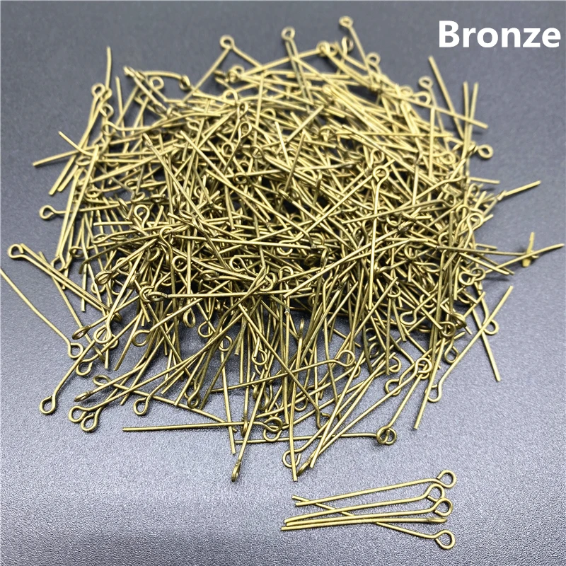 Bulk Pack Eye Head Pins for DIY Jewelry Making - Various Sizes Available