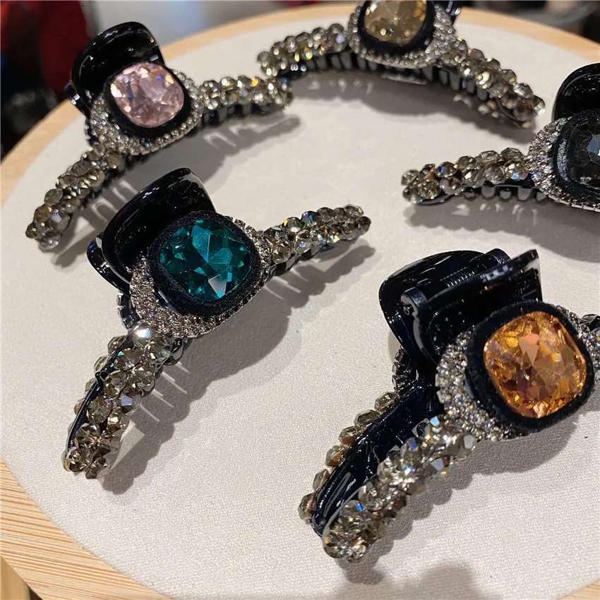 

Модная одежда для девочек в ретро-стиле с украшением в виде кристаллов зажим для волос заколка со стразами луч набор заколок для волос аксессуары для волос Красота волос крабовый зажим головные уборы маленькая заколка для волос