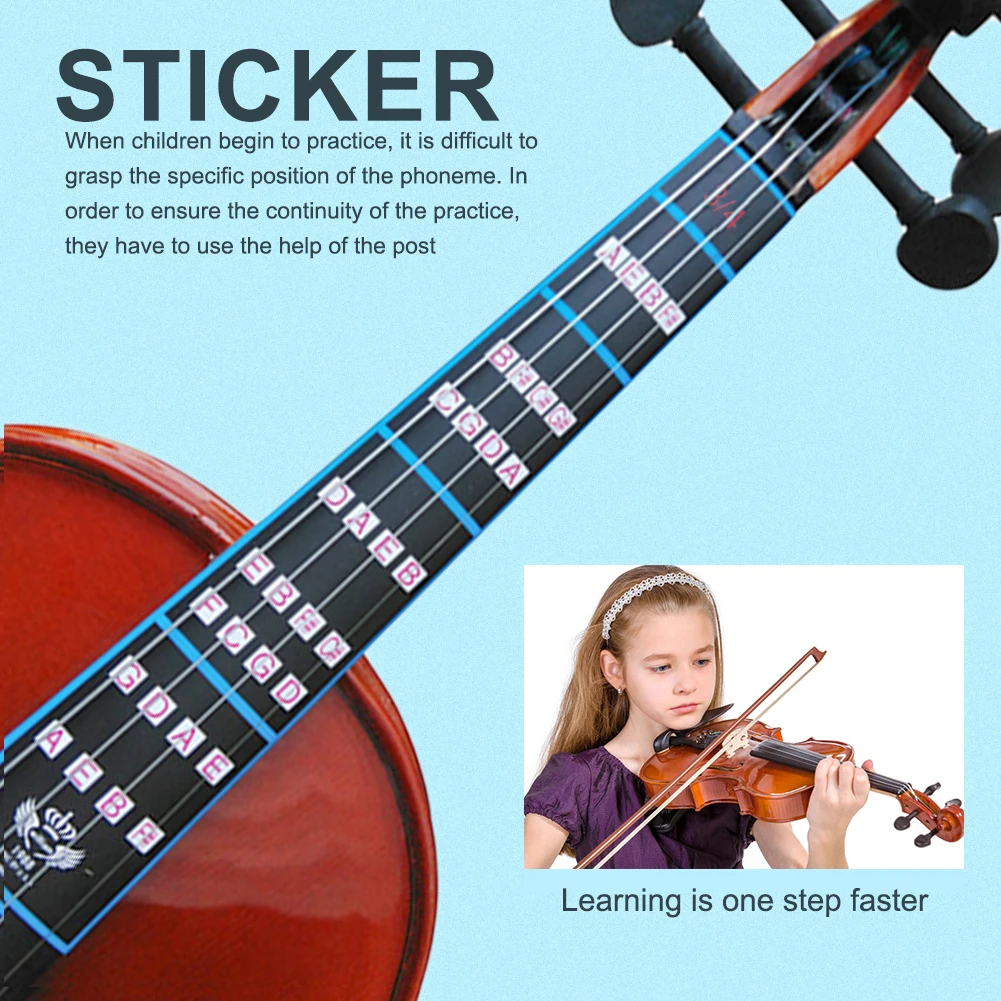 Note Labels Fingerboard Fret Sticker Violin Fingerboard Sticker