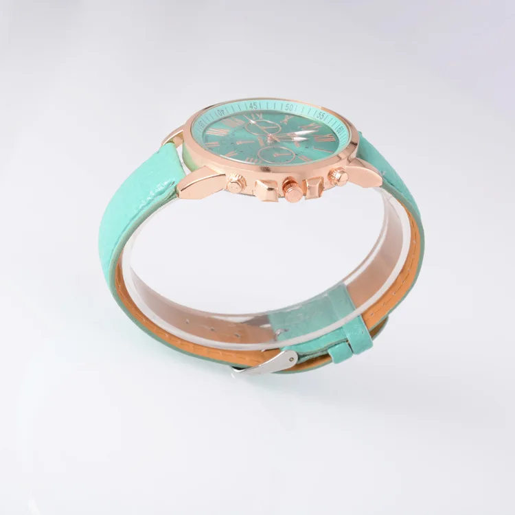 Ladies Quartz Watch Orange Leather Strap Luxury Digital Roman Scale Alloy Dial Watches For Women Gift Couple Clocks H07 womens quartz watch,couple watch,womens watch,quartz watch,women watches,digital watch