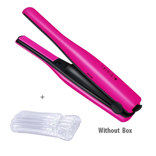 Pink Without Box Профессиональный мини выпрямитель USB плоский утюжок беспроводной выпрямитель волос щипцы планка Styler Инструменты для укладки - Цвет: Pink Without Box