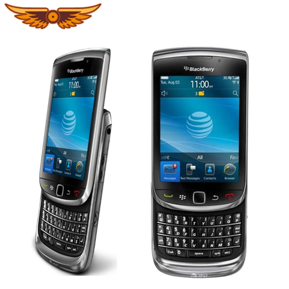 Оригинальный разблокированный сотовый телефон BlackBerry фонарь 9800 GSM 3 2 дюйма 5 Мп