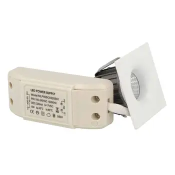 

LEDLUX FP4130N Mini spotlight Led square downlight 3W neutral white 38 degree