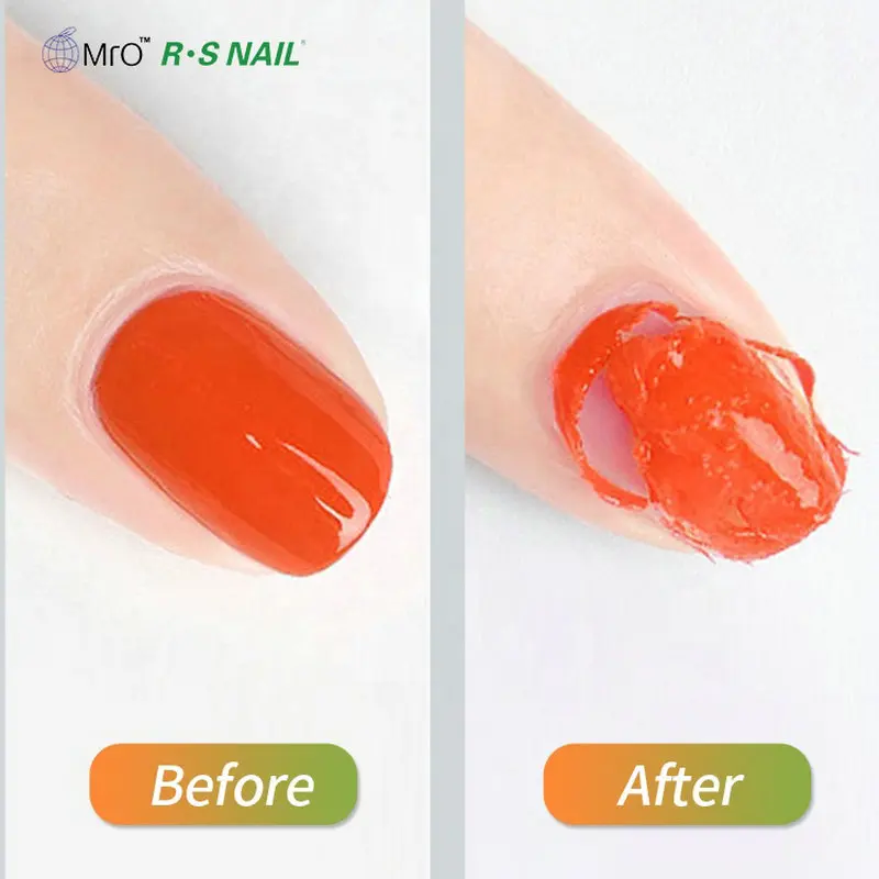 RS NAIL Magic Fast Remover Nail Gel Polish Remover 15ml UV Gel Polish Delete Matte Primer Acrylic Base Top Coat Clean Remover 4