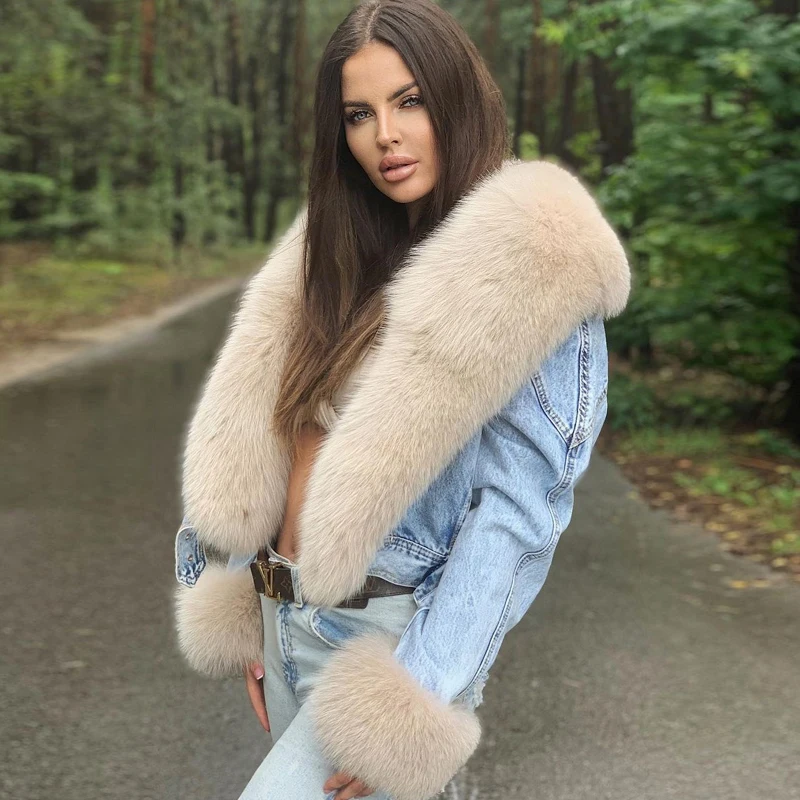 Bffur Real Fur Coats Women Winter 2022 