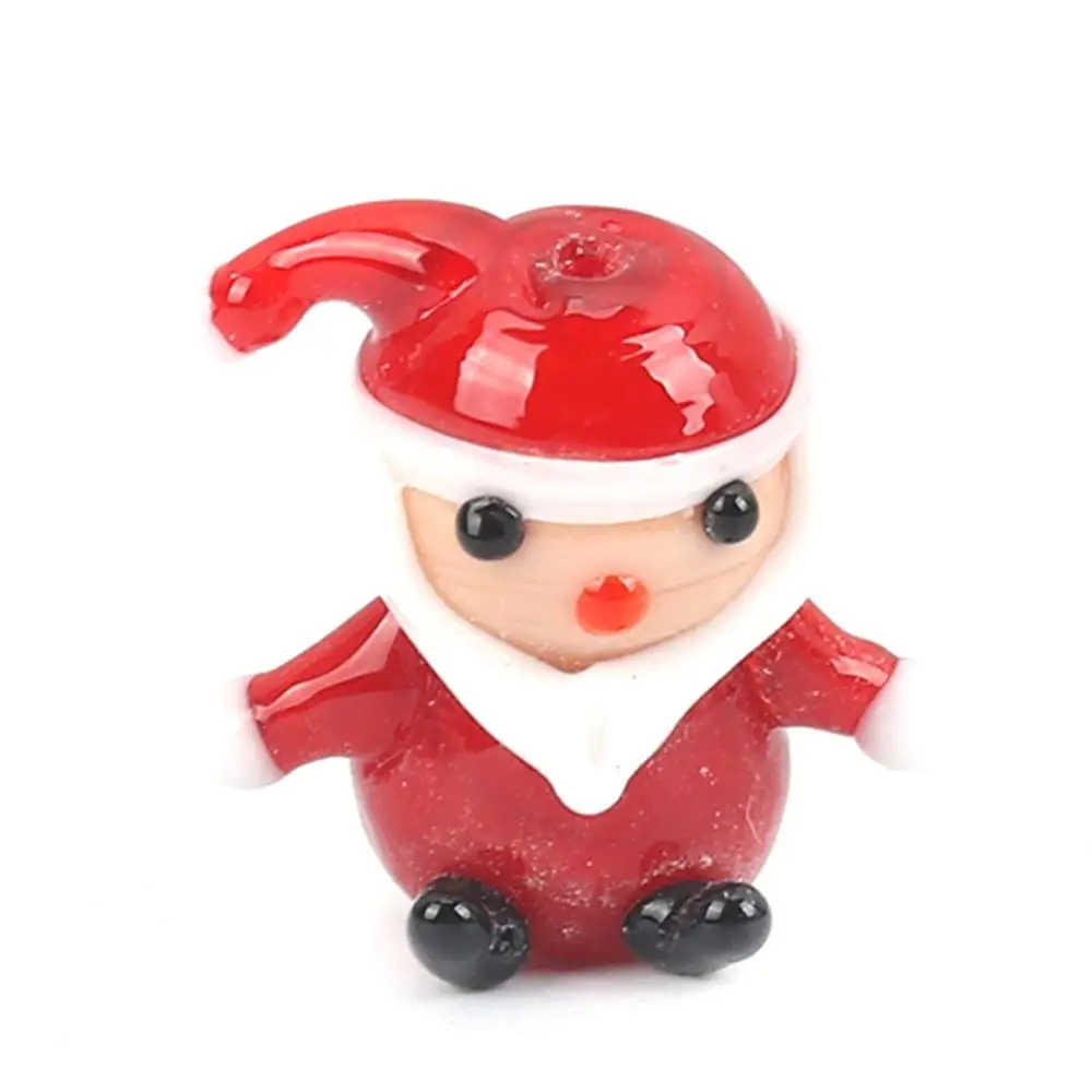 2 шт. новогодние стеклянные бусины в форме снеговика оленя|Бусины| |