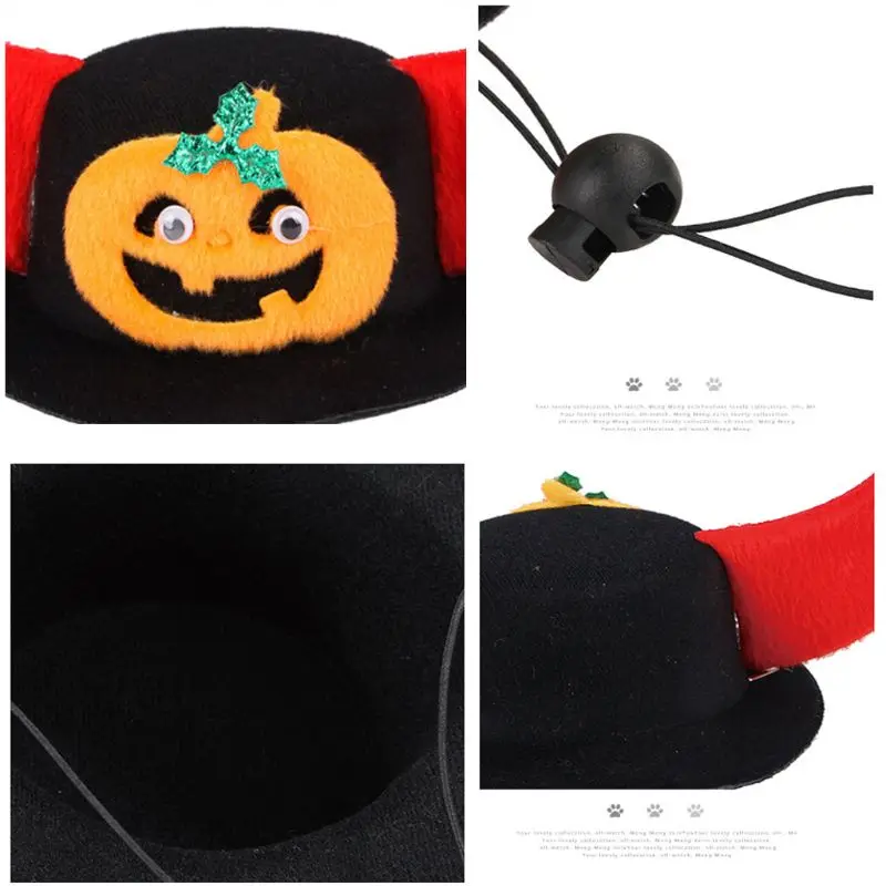 Cute Kitten Cat Cosplay Costume Pumpkin Cap Halloween Xmas Funny Pet Hat High Quality and Brand New