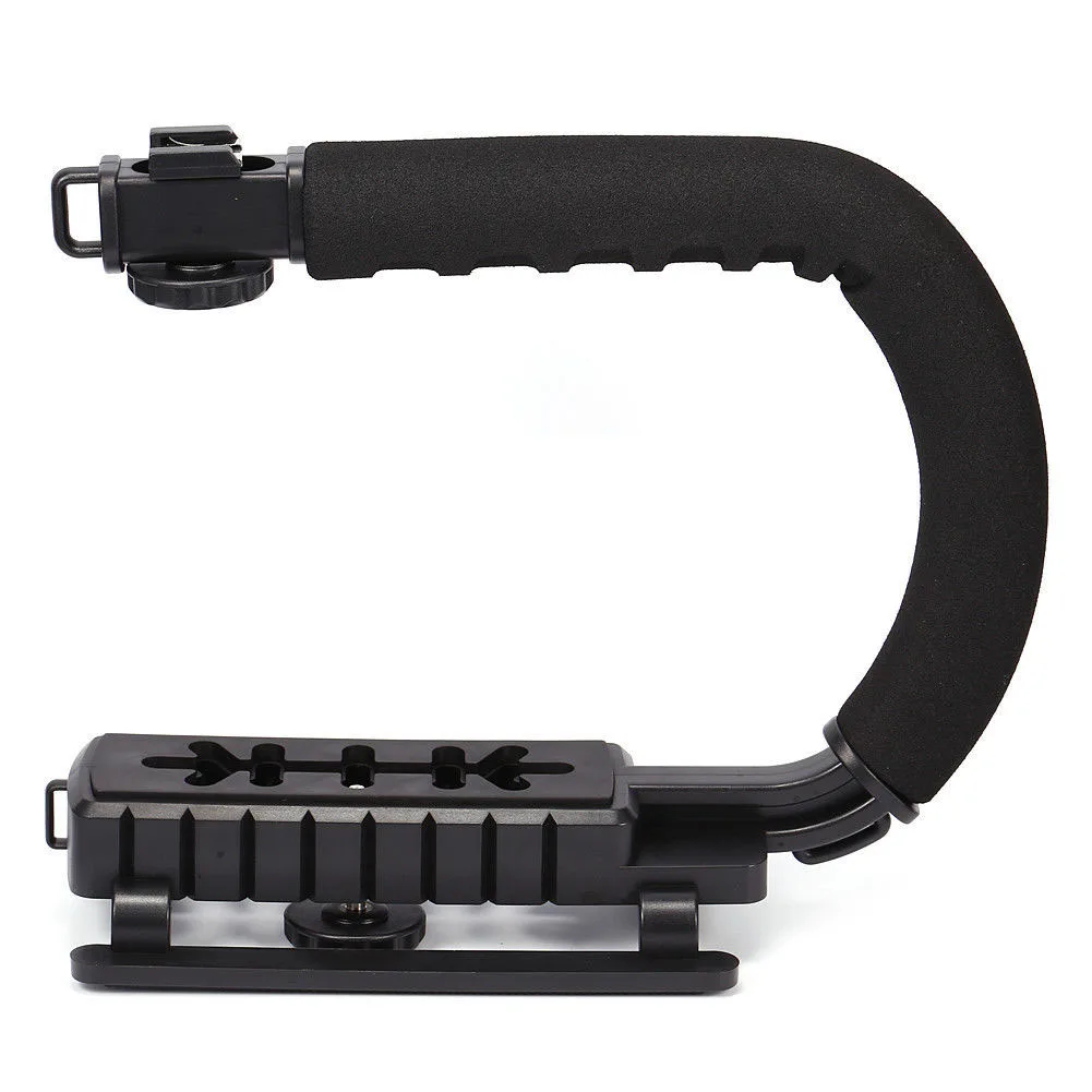 U форма видео ручка Steadicam Стабилизатор ручка для DSLR камеры видеокамеры телефона