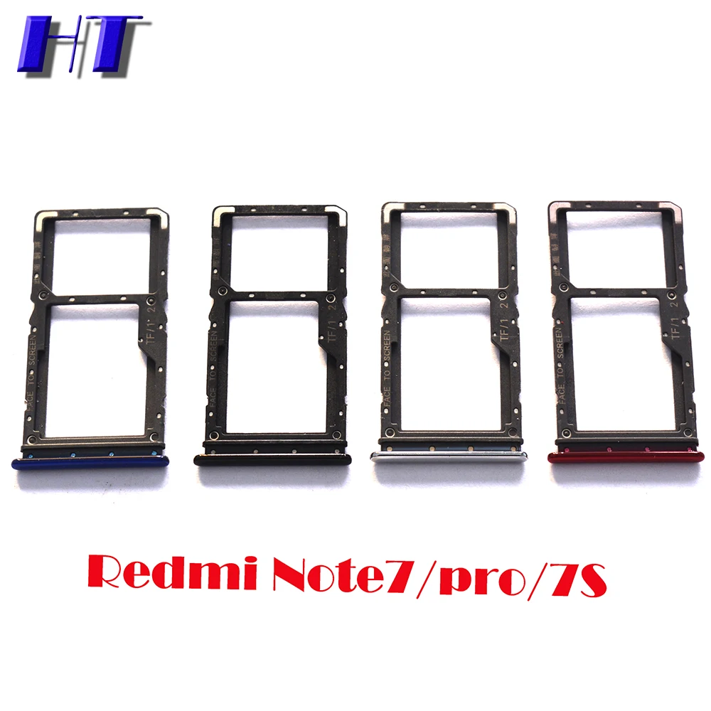 Sim Tray Holder Sd Card Reader Slot Adapter For Redmi Note 7 Pro