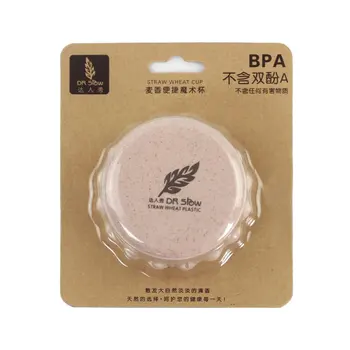 

Portable Folding Cup Water Tea 130ml Wheat Straw For Outdoor Indoor Foldable Drinking Cup Travel Space Saving Collapsible Cup