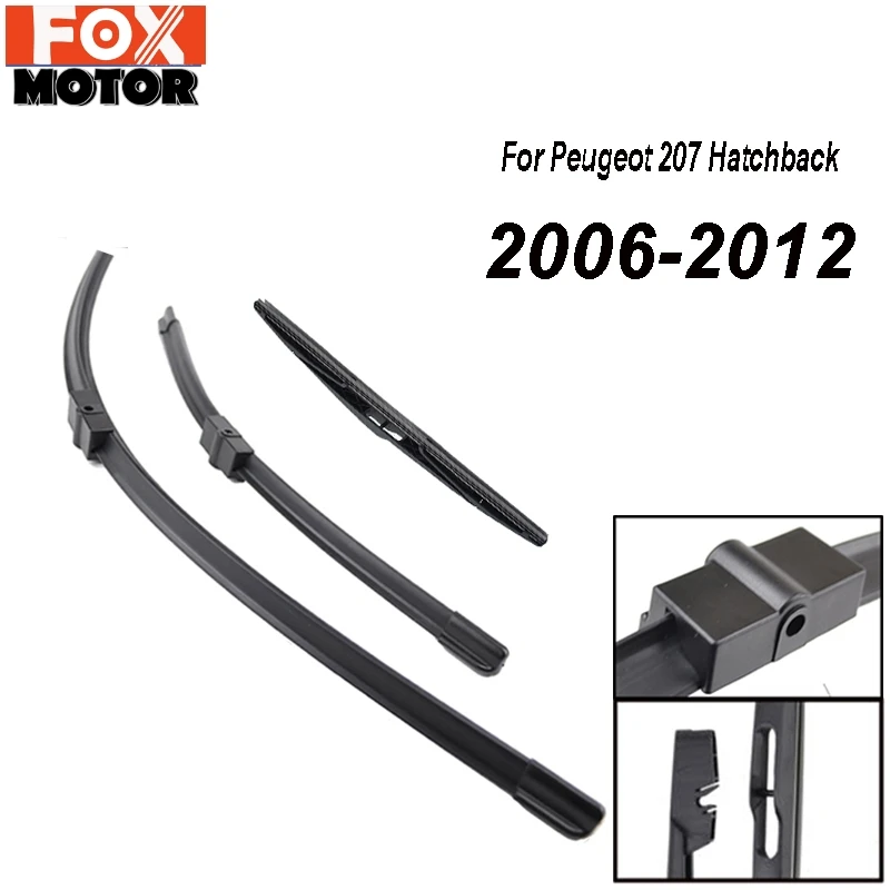 Щетка стеклоочистителя Xukey для peugeot 207 хэтчбек 2006 2007 2008 2009 2010 2011 2012 2" 17" 16"