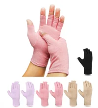 1 Pairs Anti Arthritis Therapy Compression Gloves Arthritis Gloves Touch Screen Gloves Ache Pain Joint Relief Fingerless Gloves