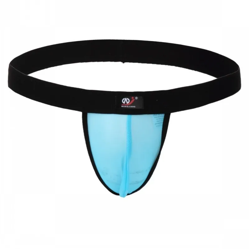 Соблазнительная прозрачная из тюли jockstrap Мужское нижнее белье для геев