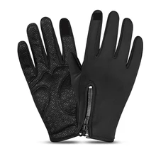 Противоскользящие перчатки для сноуборда, лыж термальные водонепроницаемые Сенсорный экран перчатки для катания на лыжах Зимние велосипедные перчатки с подогревом