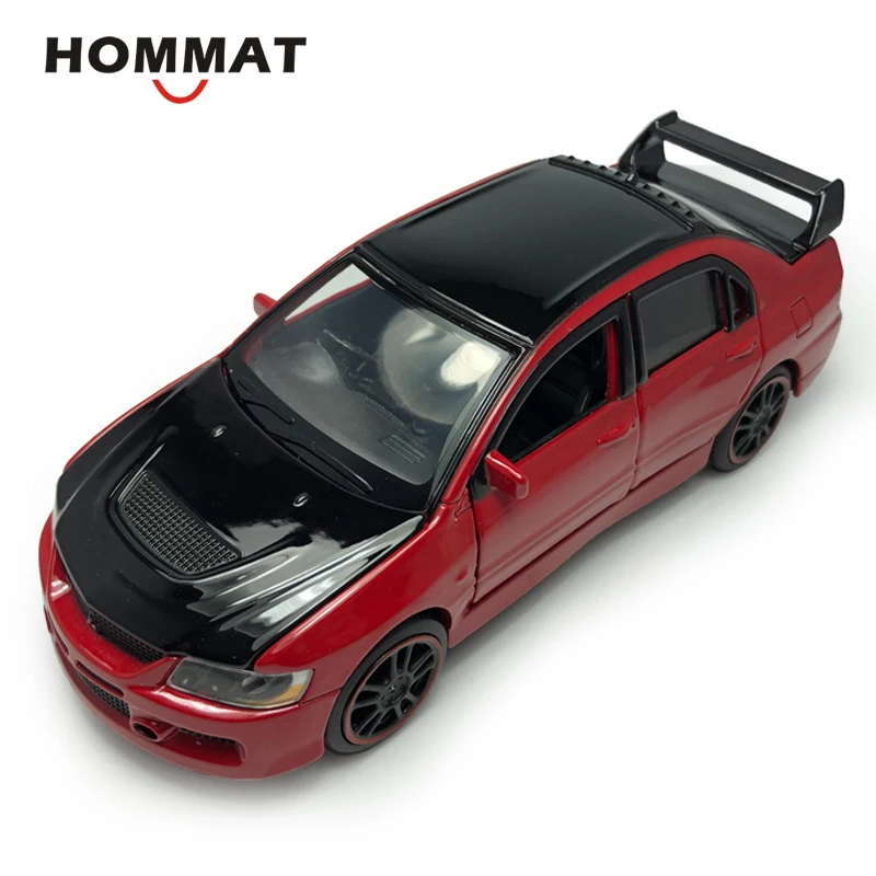 HOMMAT 1:32 весы Mitsubishi Lancer Evolution EVO IX Литые металлические Литые игрушечные транспортные средства модель автомобиля Детские игрушки для мальчиков Детский подарок