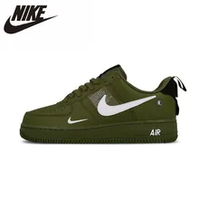 Nike Air Force AF1 Новое поступление мужская обувь для скейтбординга кожаные спортивные кроссовки для улицы# AJ7747-300