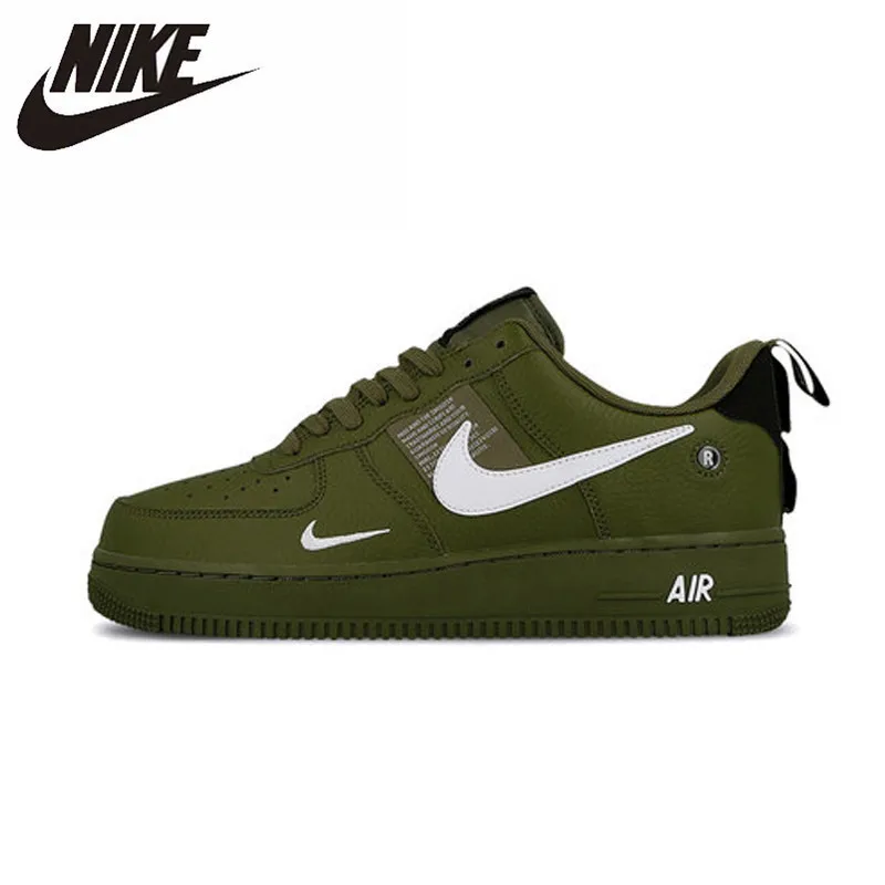 Nike Air Force AF1 Новое поступление мужская обувь для скейтбординга кожаные спортивные
