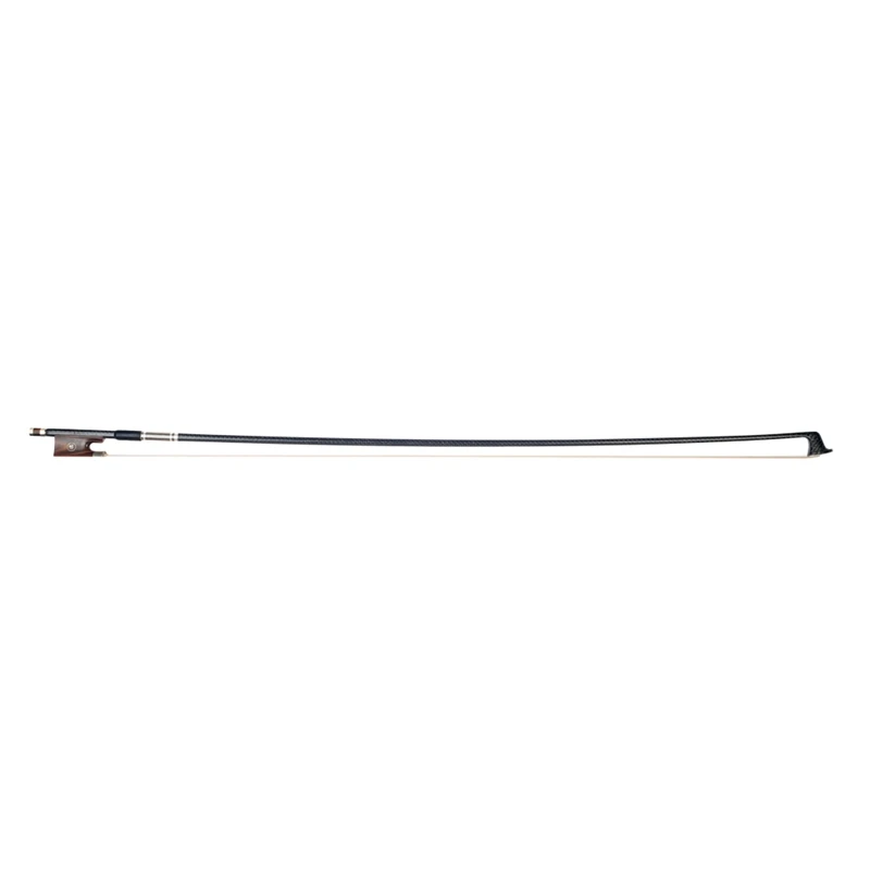 

Carbon Fiber Violin Bow Silver Braided with Ox Frog Paris Eye High Quality Horsehair for 4/4 Violin Mongolia Horse Hair