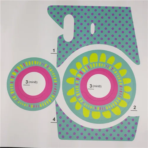 Для Fuji Instant Mini 8/9 наклейки с подсолнухами для защиты для Fujifilm, Polaroid Камера - Цвет: lvSe