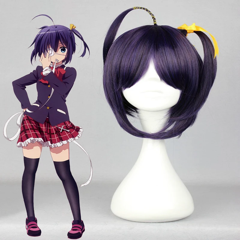 Anime Magi Chuunibyou Demo Koi Ga Shitai! Cosplay Wig Takanashi Rikka Wigs Halloween Love Chunibyo Other Delusions! | Тематическая