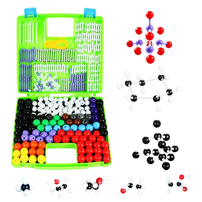 156 Atoms Structure Set Molecular Model Kit Organic Inorganic Chemistry ...