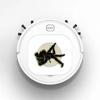 

Auto USB Sweeping 1800Pa Multifunction Smart Robot Vacuum Cleaner Dry Wet Floor Cleaner Personality Outline Judo Fight Trick