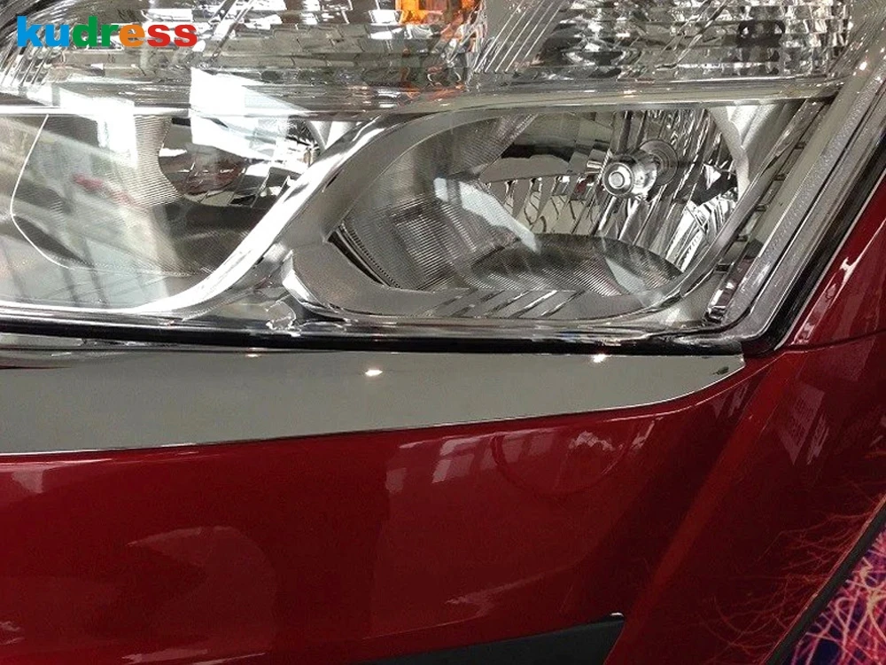 Для Chevrolet Trax ABS Хромированная передняя лампа для фар век Крышка для бровей отделка наружное украшение авто аксессуары