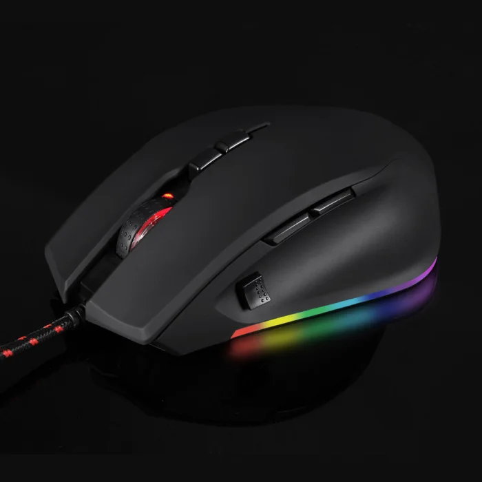Профессиональная игровая Проводная usb-мышь 5000 dpi оптическая мышь RGB с подсветкой для ПК ноутбука LHB99