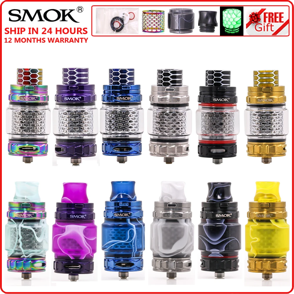 

Original SMOK TFV12 Prince Cobra Edition 7ml E Electronic Cigarette Vaporizer Atomizer with V12 Prince Tank Coil V12Prince Core