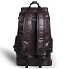 New Preppy Style Men Backpack High capacity Backpack Fashion PU Leather Casual Travel SchoolBag PU leather Back Bag 3