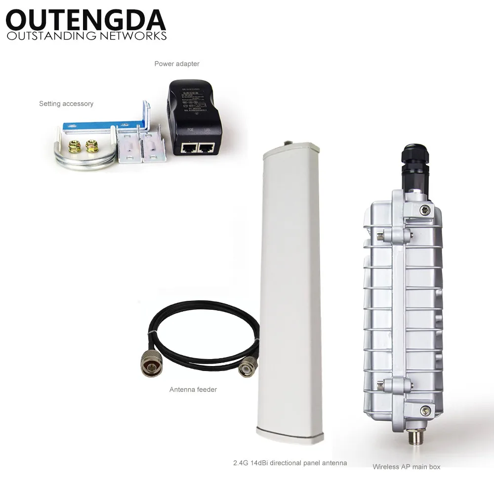 Беспроводная точка доступа Wi Fi 2 4 ГГц 400 Мб/с|wireless router|wifi hotspotwireless router outdoor |