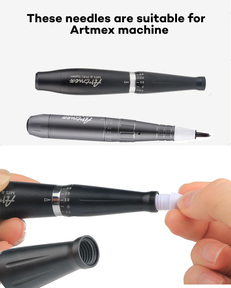 Microblading 25 шт. иглы татуировки картридж M1 L1 R3 R5 F5 F7 иглы, используемые для Artmex V8 V6 V3 PMU Полупостоянный макияж машина