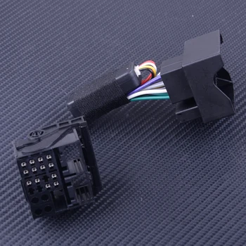 

Black Accessories Interior RCD330 Fixed Battery Emissions Quadlock Adapter Cable Auto Fit for VW Volkswagen Golf GTI MK5 MFSW