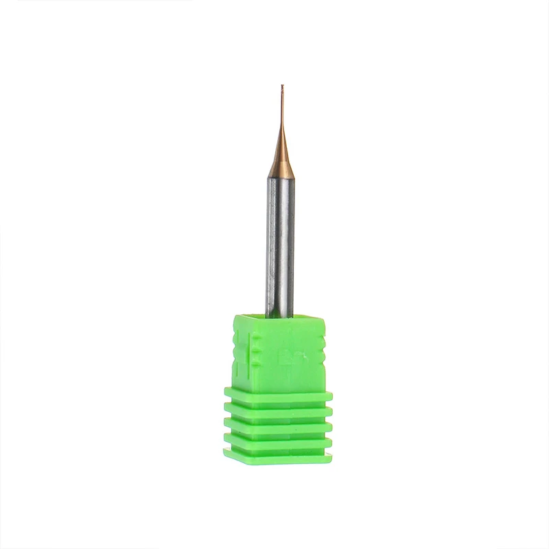 0.5/0.6mm 2 Flutes 50mm Long Neck End Mill HRC60 CNC Deep Groove Cutter Milling Cutter Router Bit