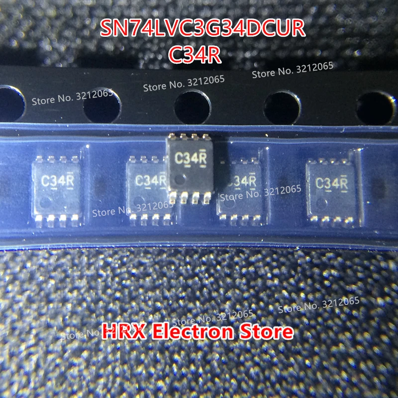 

New Original Code: C34R SN74LVC3G34DCUR Buffer Non-Inverting CMOS 8-Pin VSSOP (50-500piece)